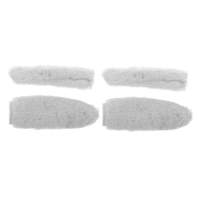 balacoo 1set Warm Plush Bike Handlebar Grips Covers for Riding Protective Brake Handle Sleeves Ergonomic Lightweight Design for Electric and Mountain
