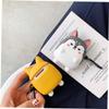 DOITOOL Adorable Wireless Earphone Cover with Grey Corgi Pattern Durable Silicone Protector Compatible with Airpods Lightweight and Easy to Carry with Carabiner for Outdoor Activities view 4