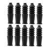 Outanaya 10pcs Mountain Bike Brake Cable Protection Covers Rubber Dust Cap Sleeves for Elbow Brake Lines and Easy to Install Black view 1
