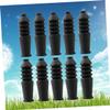 Outanaya 10pcs Mountain Bike Brake Cable Protection Covers Rubber Dust Cap Sleeves for Elbow Brake Lines and Easy to Install Black view 2