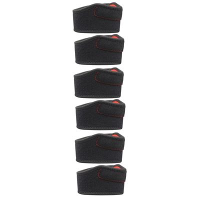 BESPORTBLE 6pcs Outdoor Sports Knee Pads for Men and Women Comfortable Kneelet for Running Hiking and More Lightweight Breathable Design Black