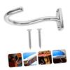 BESPORTBLE 2sets Billiard Hook Wear-resistant Snooker Accessories Hooks for Pool Table Board Storage Easy to Install Compact Design for Racks and Sticks view 2