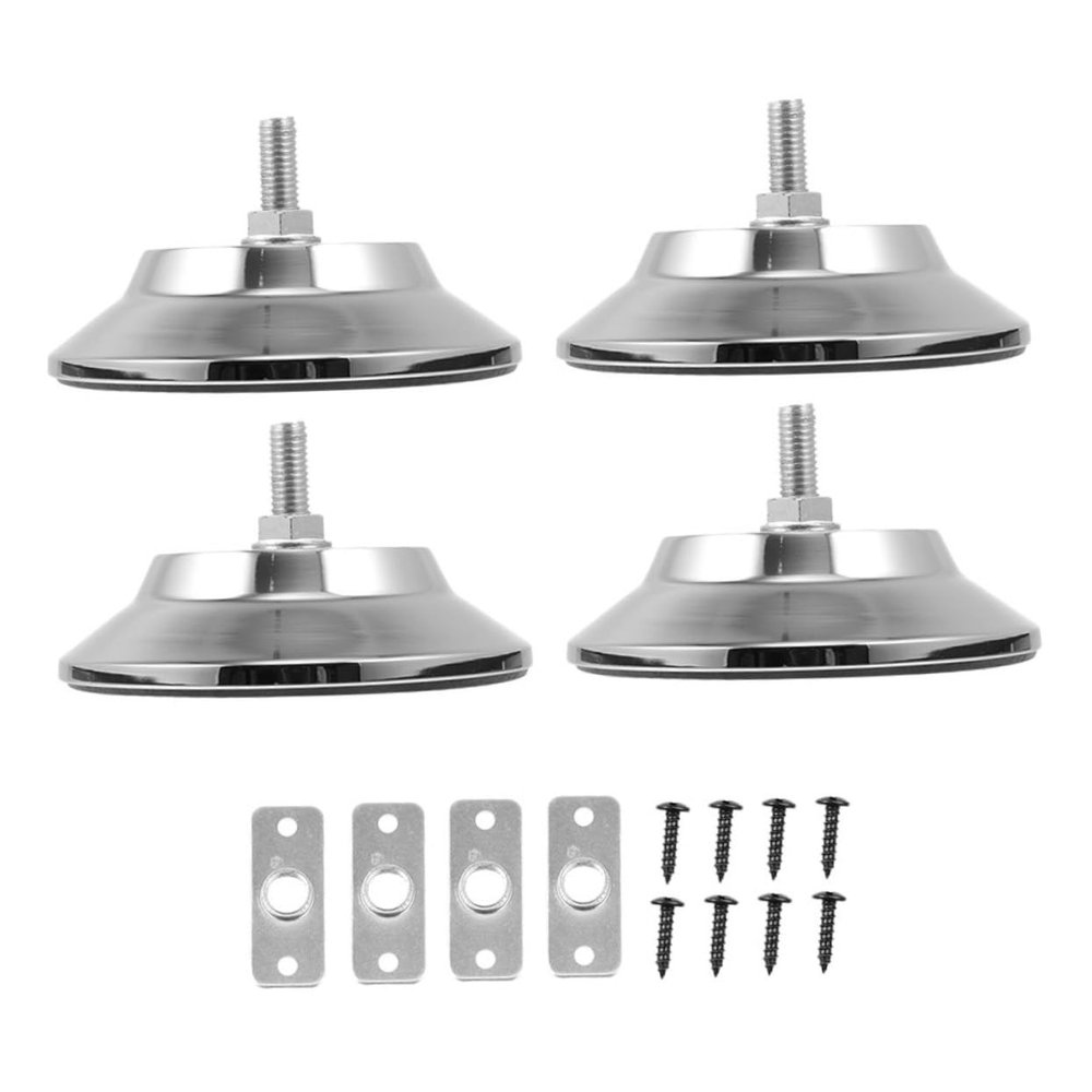 BESPORTBLE 1set Foosball Table Foot Pad Elevating Mat - Design Includes Foot Pads Retaining and Screws Accessory for Optimal Table Height