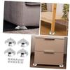 BESPORTBLE 1set Foosball Table Foot Pad Elevating Mat - Design Includes Foot Pads Retaining and Screws Accessory for Optimal Table Height view 4