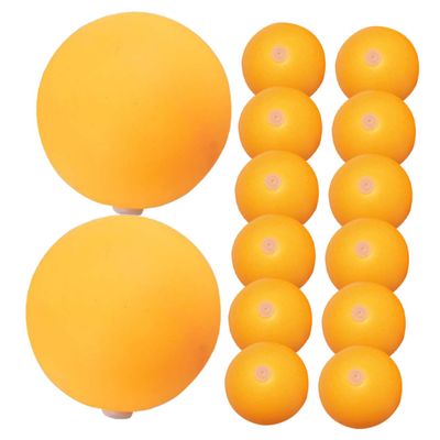 BESPORTBLE 100pcs Table Tennis Practice Balls Durable Abs Pingpong Balls for Training Machines Enhanced Control with Elastic Soft Shaft for Skill Development