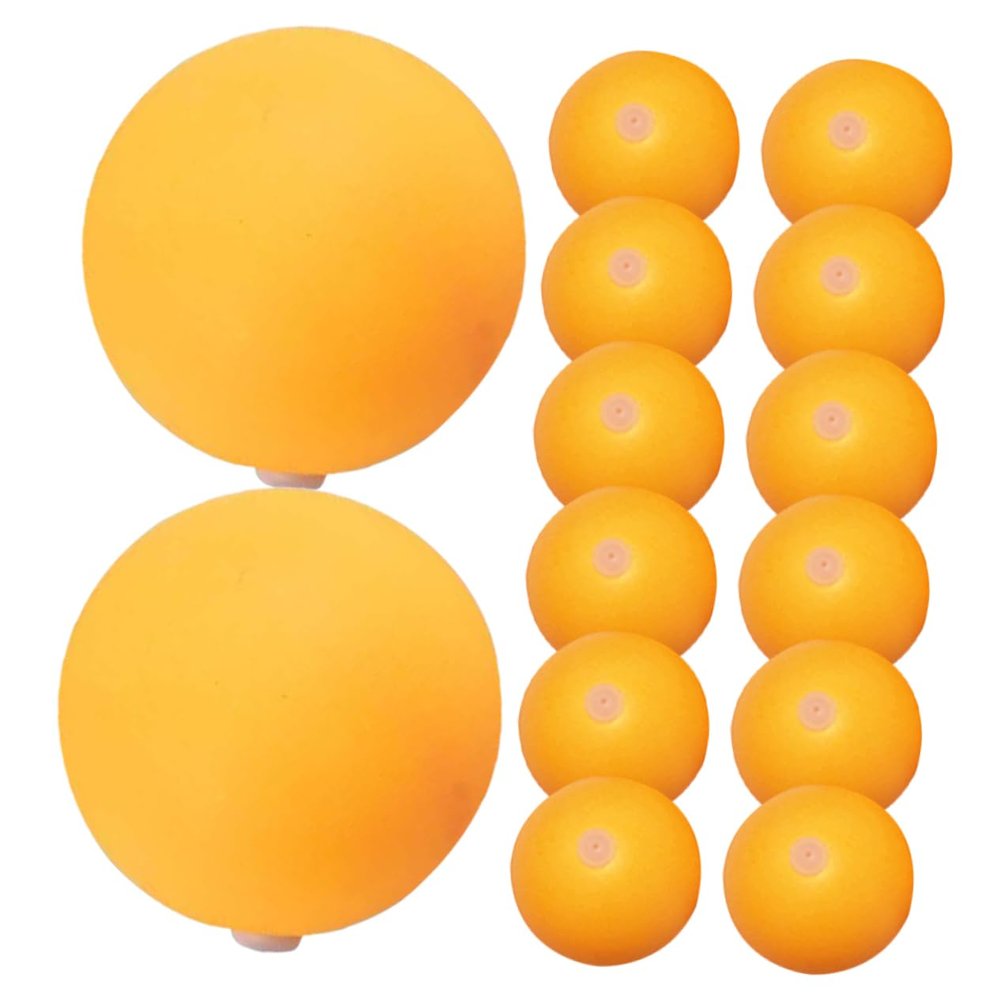 BESPORTBLE 100pcs Table Tennis Practice Balls Durable Abs Pingpong Balls for Training Machines Enhanced Control with Elastic Soft Shaft for Skill Development