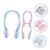 POPETPOP Silicone Swim Nose Clip for Kids Adults 3 Pcs Swimming Nose Plugs Safe Easy to Wear view 4