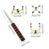 BESPORTBLE Retractable Pool Bridge Stick with Removable Heads Durable Billiard Cue Rest for Optimal Angles Includes High and Low Forks for All Skill Levels view 2