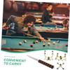 BESPORTBLE Retractable Pool Bridge Stick with Removable Heads Durable Billiard Cue Rest for Optimal Angles Includes High and Low Forks for All Skill Levels view 4