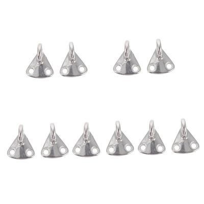 BESPORTBLE 10pcs Premium Stainless Steel Yacht Hooks for Boat Dirt Board Supplies Heavy Duty Ship Accessories Sturdy Construction Smooth Finish