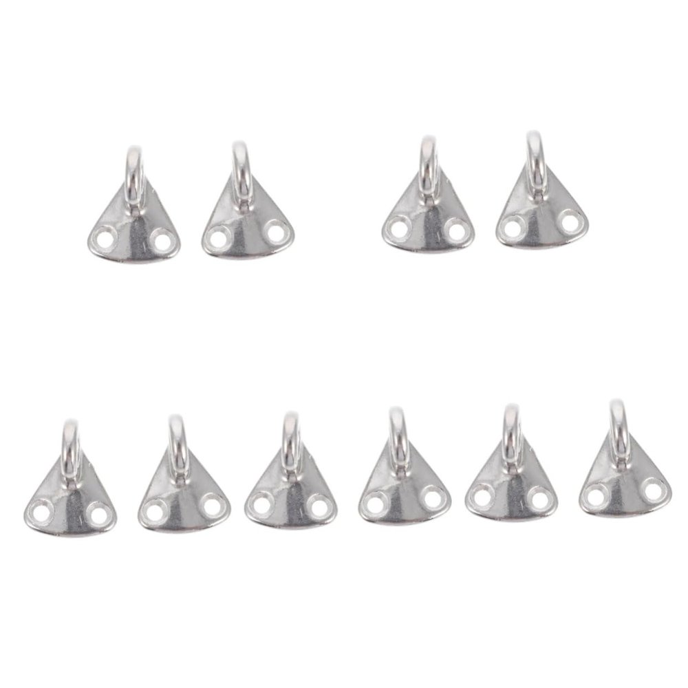 BESPORTBLE 10pcs Premium Stainless Steel Yacht Hooks for Boat Dirt Board Supplies Heavy Duty Ship Accessories Sturdy Construction Smooth Finish