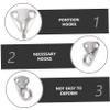 BESPORTBLE 10pcs Premium Stainless Steel Yacht Hooks for Boat Dirt Board Supplies Heavy Duty Ship Accessories Sturdy Construction Smooth Finish view 4