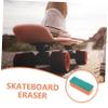 BESPORTBLE Skateboard Sandpaper Cleaning Eraser Grip Tape Remover Professional Skateboard Cleaner Portable view 2