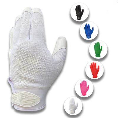 SFIA Football Receiver Gloves One Color - PRO Skull Stealth Grip Silicone Palms Adult Men Youth Sticky Boost Sports Game Battle