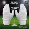 SFIA Football Receiver Gloves One Color - PRO Skull Stealth Grip Silicone Palms Adult Men Youth Sticky Boost Sports Game Battle view 2