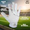 SFIA Football Receiver Gloves One Color - PRO Skull Stealth Grip Silicone Palms Adult Men Youth Sticky Boost Sports Game Battle view 4