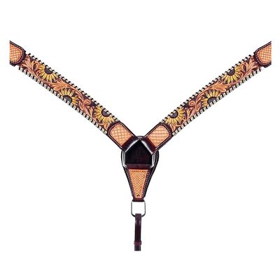American Darling Western Horse Breast Collar Tack Genuine Leather