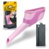 Lewis N. Clark EllaPee Female Urination Device, Reusable + Portable Bathroom, Female Urinal for Hiking, Outdoor, and Camping Essentials, Made with Medical Grade Silicone, Pink view 1