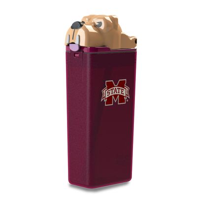 FUNTOPS Reusable Water Bottle | Officially Licensed NCAA Sports Bottle | BPA Free | Dishwasher Safe | Bully Mascot | 12 oz Drink in the Box - Mississippi State University