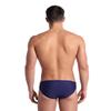 ARENA Feel Men's Waves Profile Swim Brief Stretchy Waterfeel Swimsuit Pool Beach Swimwear Sporty Bathing Suit, Navy/Blue/White, US Size 38 view 2