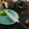 GSI Outdoors RAKAU 6" Chef Knife with Reclaimed Wood Handle and Protective Sheath view 4