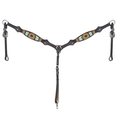 American Darling Western Horse Breast Collar Tack Genuine Leather
