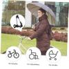 BESPORTBLE Stretchable Bike Umbrella Holder Clamp Stand for Bicycle Electric Bike Wheelchair Stroller Durable Stainless Steel Umbrella Mount for Rain and Sun Protection view 2