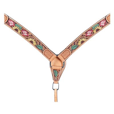 American Darling Western Horse Breast Collar Tack Genuine Leather