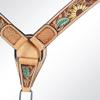 American Darling Western Horse Breast Collar Tack Genuine Leather view 3