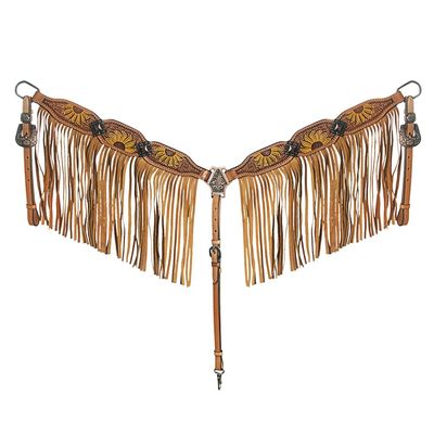 American Darling Western Horse Breast Collar Tack Genuine Leather