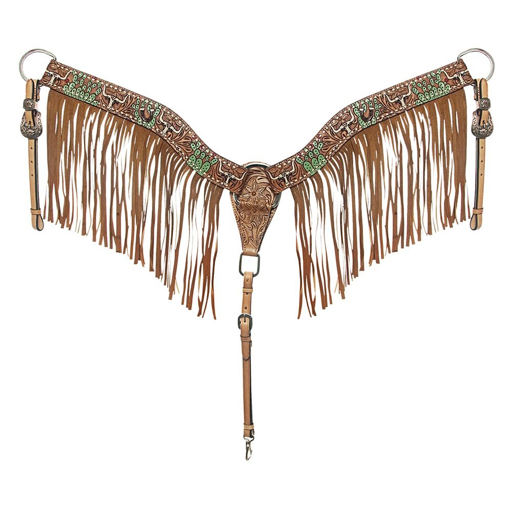 American Darling Western Horse Breast Collar Tack Genuine Leather