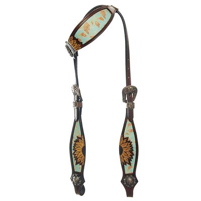 American Darling Western Horse One Ear Headstall Leather