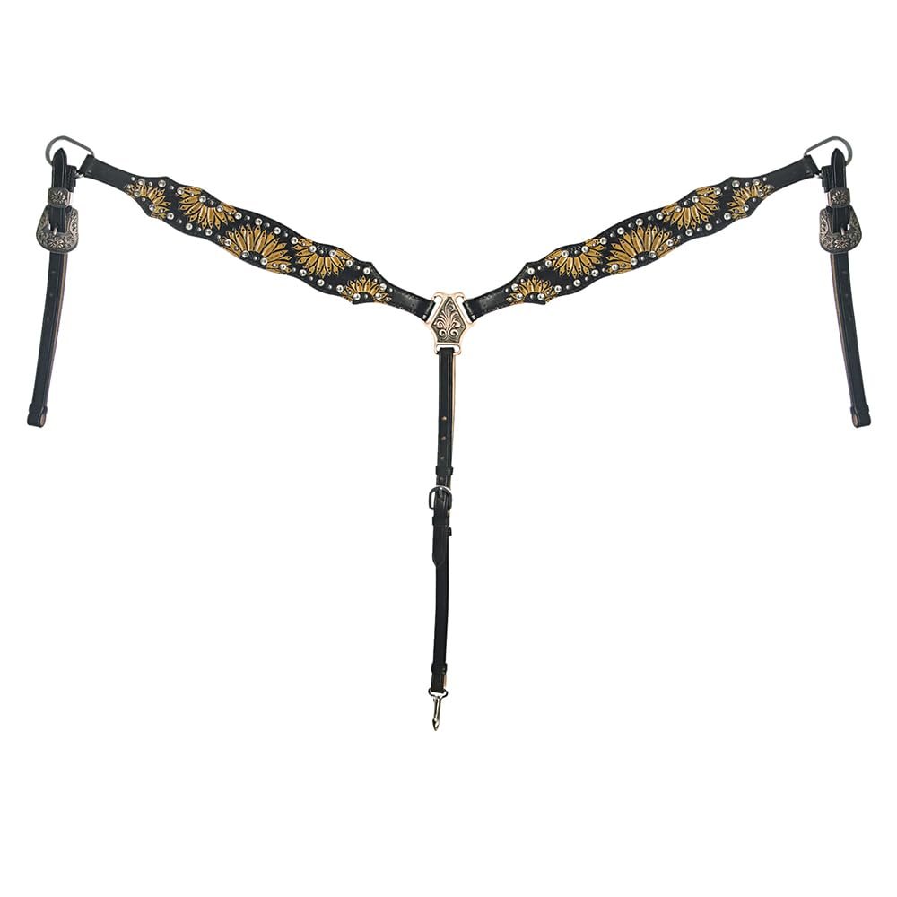 American Darling Western Horse Breast Collar Tack Genuine Leather