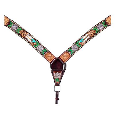 American Darling Western Horse Breast Collar Tack Genuine Leather