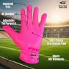 SFIA Football Receiver Gloves One Color - PRO Skull Stealth Grip Silicone Palms Adult Men Youth Sticky Boost Sports Game Battle view 4