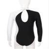 ACSUSS Kids Girls Long Sleeve Gymnastics Leotard Sparkly Dance Figure Skating Unitard Bodysuit Competition Dancewear White 16 Years view 4
