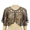 1920s Women's Shawl Wrap Lace Blouse Sequin Beaded Shawl Wedding Party Bridal Coverup Evening Cape Shawl view 2
