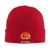 Beanie,Camping I Hate Pulling Out Retro Travel Trailer Beanie Hat Women Warm Hats Men Knit Hat Slouchy Skull Cap Red view 1