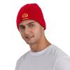 Beanie,Camping I Hate Pulling Out Retro Travel Trailer Beanie Hat Women Warm Hats Men Knit Hat Slouchy Skull Cap Red view 3