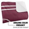 Fairmont State University Blanket, 60"x80" Primary Logo Silky Touch Sherpa Back Super Soft Throw Blanket view 3