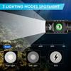 WINDFIRE TS08 Dive Light, Super Bright Scuba Diving Flashlight Dive Torch Rechargeable, 3 Modes Underwater Light Waterproof Flashlight with Power Indicator for Night Diving & Snorkeling view 3