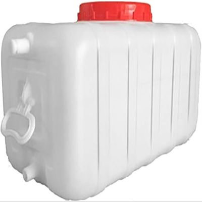 WAZHOU Household Plastic Water Storage Tank Square Bucket Rectangular Thickened Outdoor Large Capacity Water Storage Container(150L)