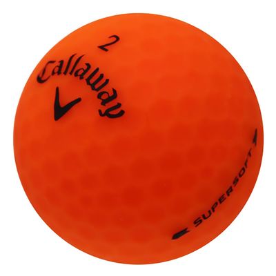 LostGolfBalls 48 Recycled & Used Supersoft Matte Orange for Callaway Golf, Mint Condition, AAAAA for Callaway Golf Balls