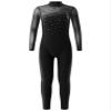 ACSUSS Shiny Rhinestone Gymnastics Leotards for Girls Long Sleeve Mesh Patchwork Dance Sports Unitard Skating Jumpsuit Black 14 Years view 1