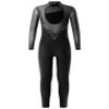 ACSUSS Shiny Rhinestone Gymnastics Leotards for Girls Long Sleeve Mesh Patchwork Dance Sports Unitard Skating Jumpsuit Black 14 Years view 2
