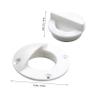 INOOMP Boat Self-bailing Mounted Scupper Valve Kit Plastic Boat Valve Scupper Drain Bottom Water Outfall Scupper Fitting for Boats view 2