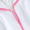 MAYUMMPY Kids Girl Swim Cover Up Swimsuit Zipper Beach Pool Bathing Suit Hoodie Dress Terry Coverup Swimwear (White, 5-6 Years) view 2