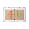 KJHY Double-Sided Volleyball Tactics Board Volleyballl Tactical Training Board Rewriteable Tactical Board for Volleyball Coaches, 37cm x 46cm, White view 1