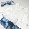 HonestBaby HonestBaby Fashion Outfit Sets Tops and Bottoms 100% Organic Cotton for Baby and Toddler Girls, Tie Dye Independence, Newborn view 2