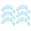 PATIKIL Silicone Swimming Gloves, 3 Pair Webbed Swim Gloves Finger Frog Type Water Resistance Gear Paddle Fins for Aquatic Training, Blue, M view 1